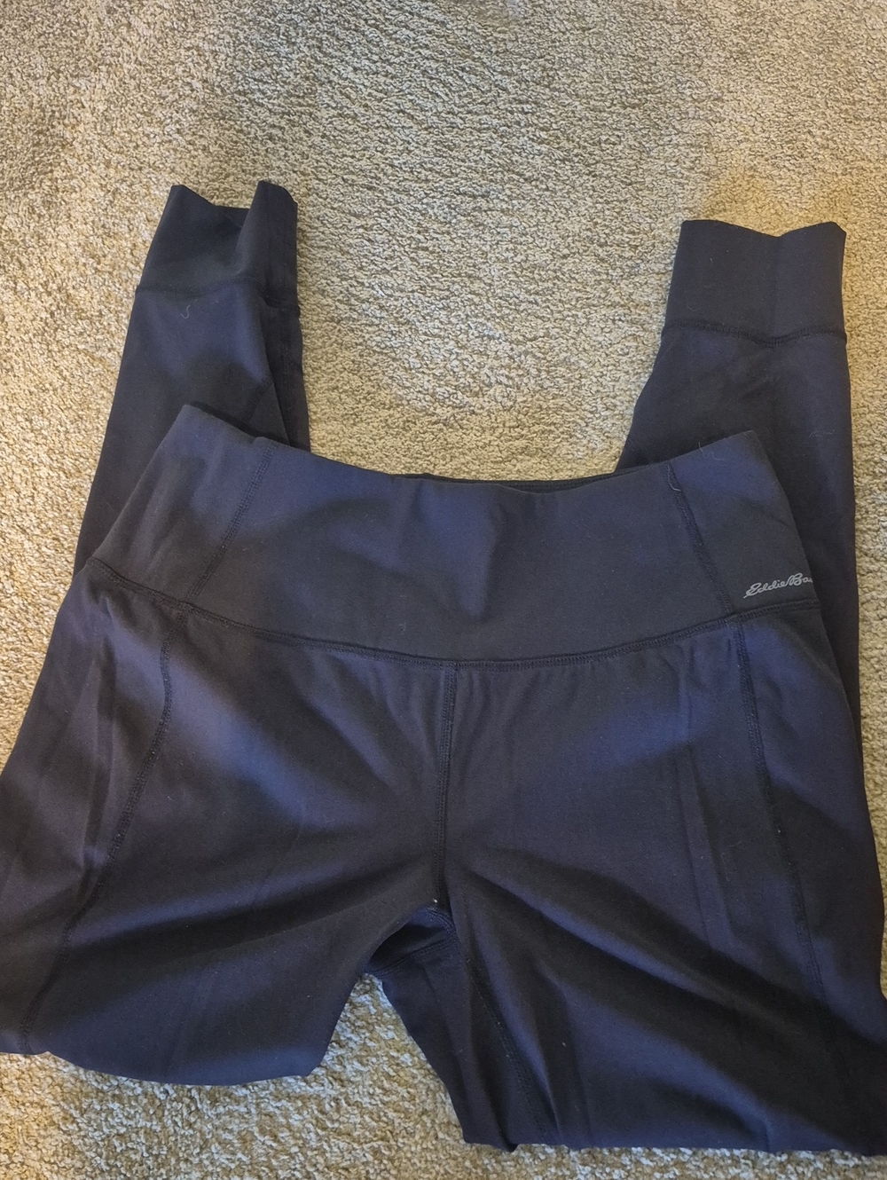 Eddie Bauer Navy Performance High-Waist Leggings